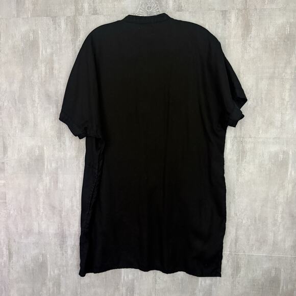 Aritzia Wilfred Free Shirt Dress Women Small Tunic Black Minimalist Boho Pockets - Picture 2 of 9